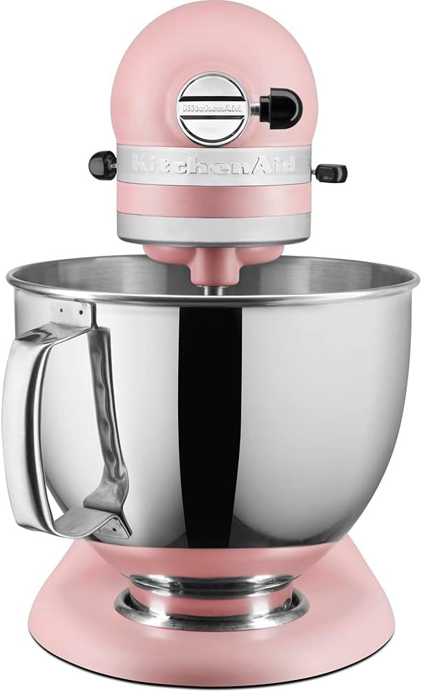 KitchenAid Küchenmaschine I Artisan I Kippbarem Food Processor I Teigknetmaschine mit 5 Zubehör | 2 Schüsseln aus Edelstahl | 4.8 L | Pistaccio