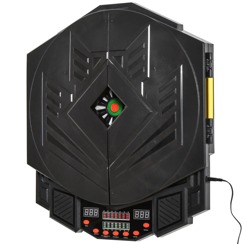 HOMCOM elektronische Dartscheibe Dartboard 27 Spiele 8 Spieler