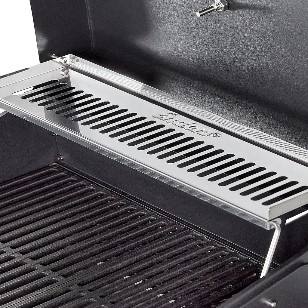 Enders Elektrogrill eCRAVE 2, mit Gussrost, Grillwagen mit viel Stauraum, SIMPLE CLEAN™ Reinigungssystem, 2 leistungsstarke Heizelemente, formstabile Garhaube mit integriertem Thermometer #97116