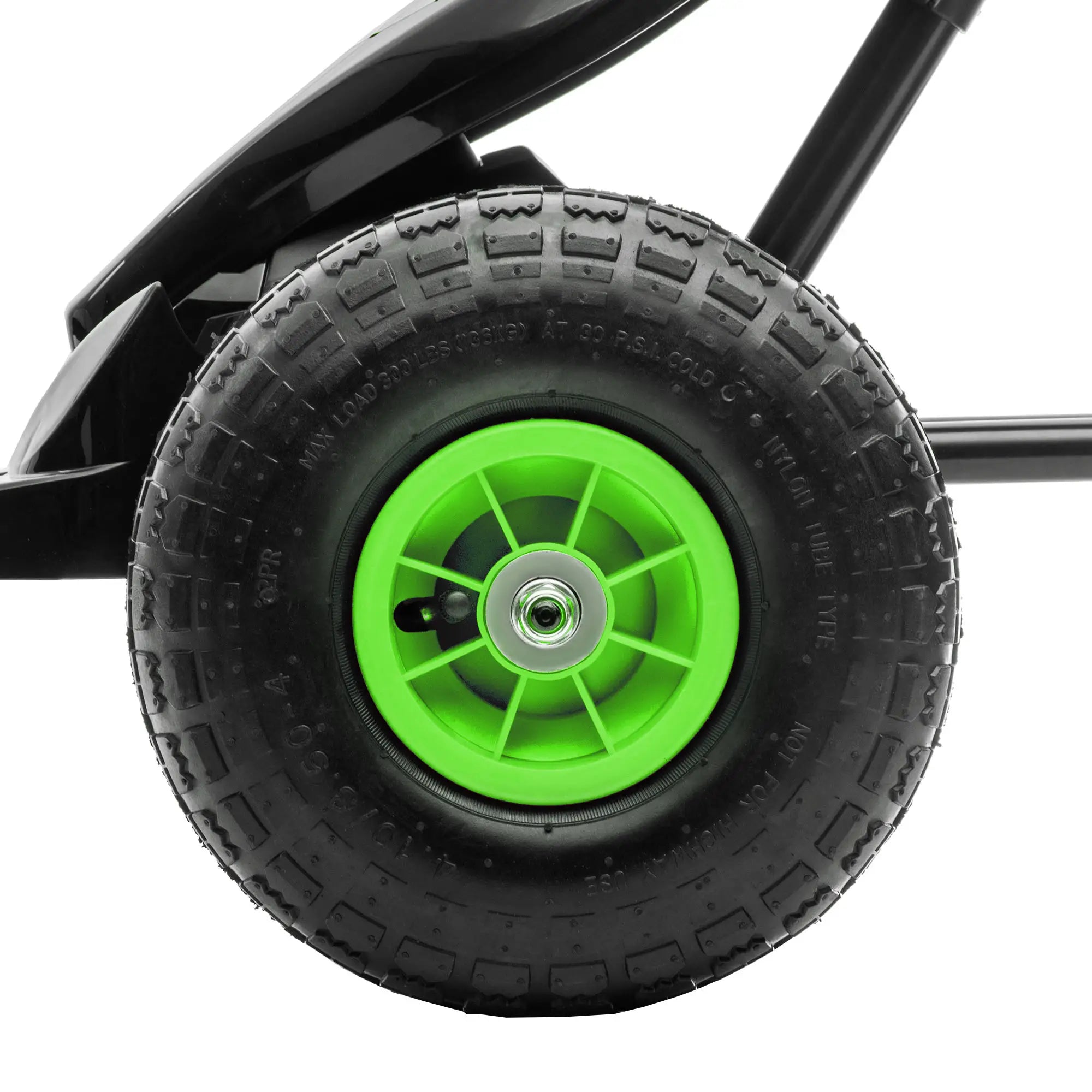 HOMCOM Gokart Kinderfahrzeug 3-fach verstellbarer Sitz Gummireifen