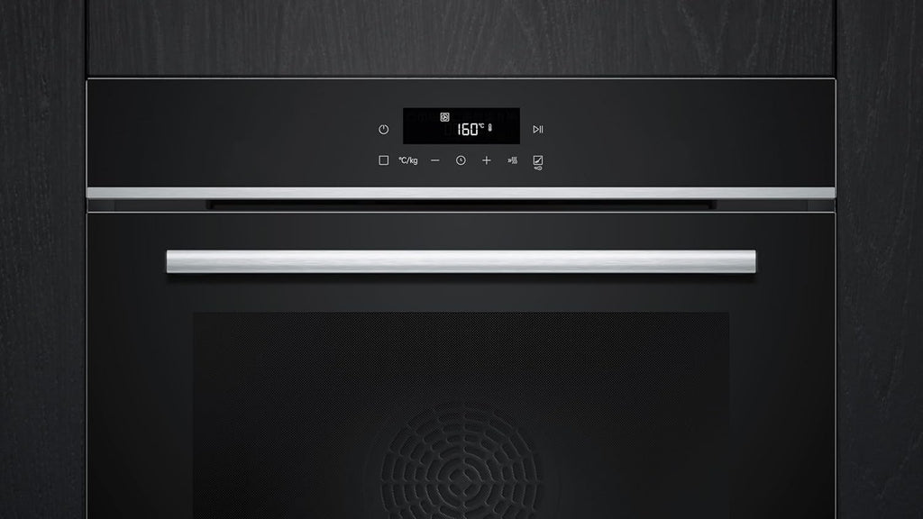 Siemens HB572ABS3, iQ300, Einbau-Backofen 60 x 60 cm, Air Fry, activeClean Pyrolyse Selbstreinung, LED-Touchbedienung, 3D Heißluft, Schnellaufheizung, cookControl10 Automatikprogramme, Edelstahl