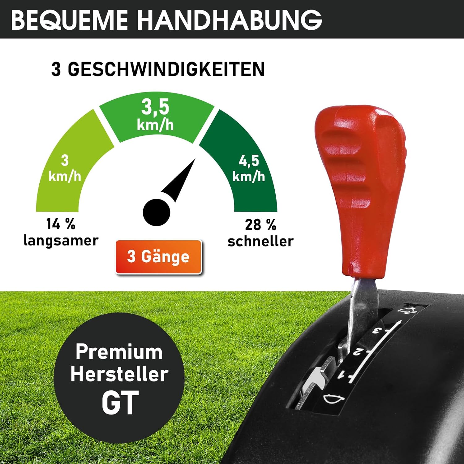 BRAST Benzin Rasenmäher mit Antrieb | 5,2kW(7PS) | Elektrostart | 48cm Schnittbreite | viele Modelle | TÜV | 4 Takt OHV Motor | 30-80mm Schnitthöhe | 60L Fangkorb | Stahlgehäuse | 19224 ESTART Speed
