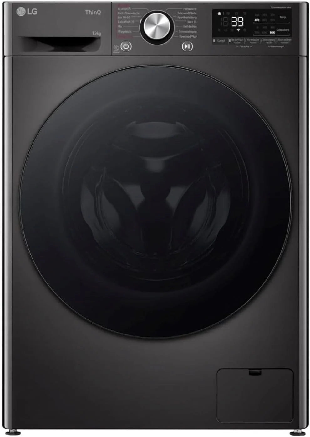 LG F4WV7080, Klasse A, Frontlader-Waschmaschine 8 kg, 1400 U/Min, AI Direct Drive, Wi-Fi, Tiefenreinigung mit Dampf, Groe Kapazitt, TRIPLE A, Auentür aus Sicherheitsglas, 62 x 60 x 85 cm  Wei
