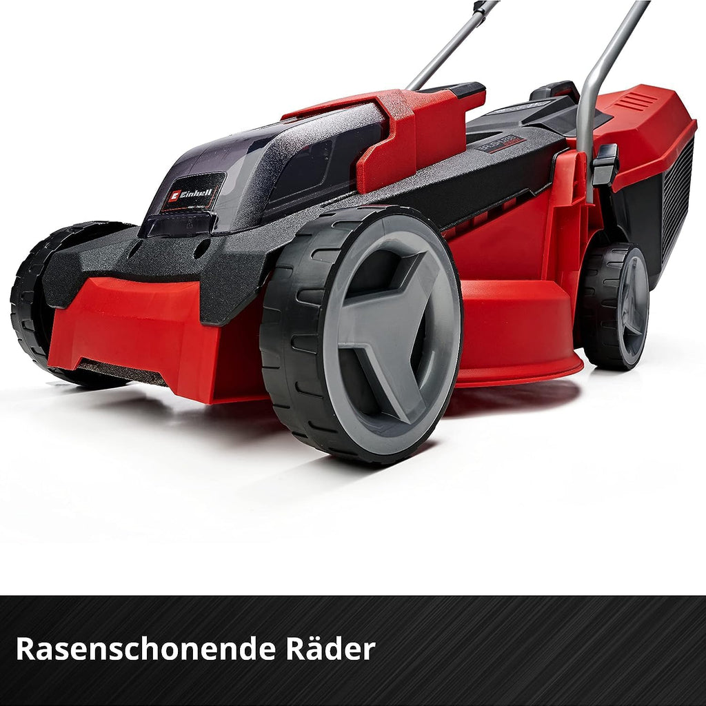 Einhell City Akku-Rasenmher GE-CM 18/30 Li Kit Power X-Change (18 V, 30 cm Schnittbreite, bis 150 m, Brushless, 25L Fangkorb, 30-70 mm Schnitthhe, inkl. 3,0 Ah Akku + Ladegert)