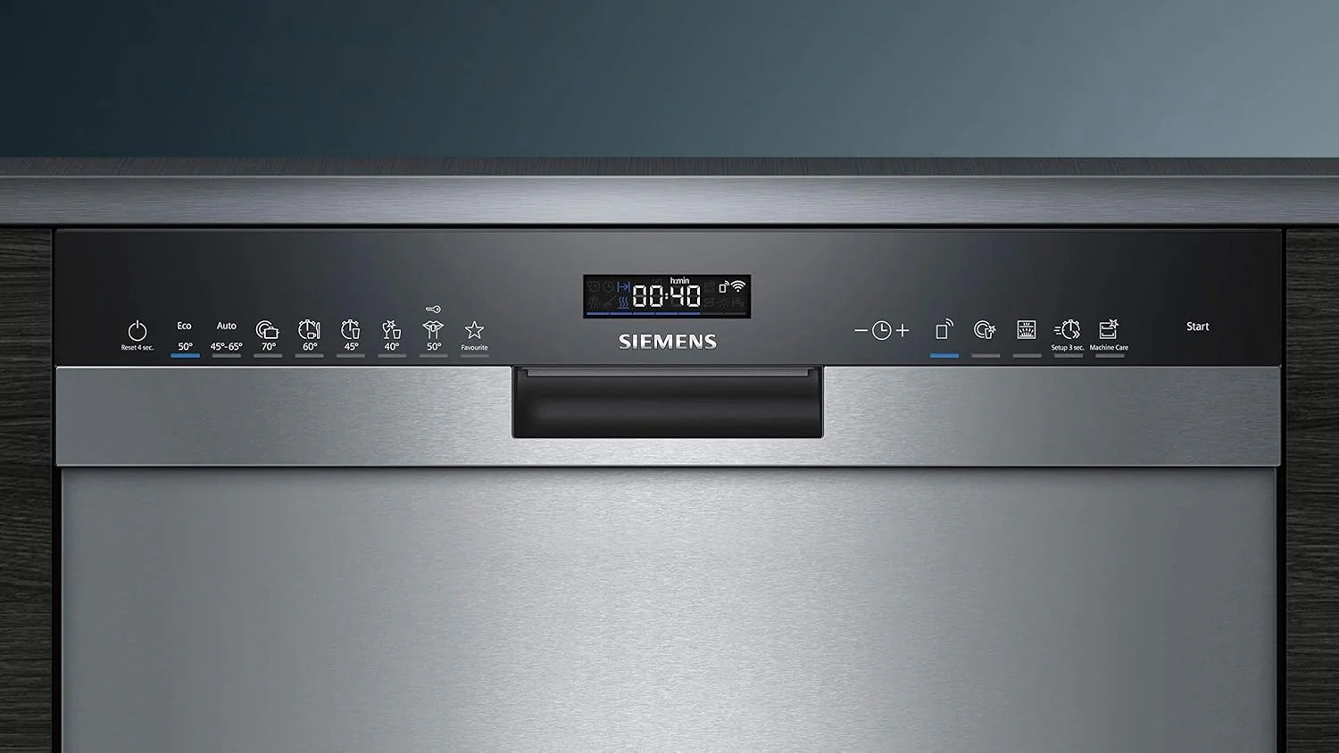 Siemens SN63EX14VE, iQ300 Smarter Geschirrspüler, Vollintegrierte Spülmaschine mit Besteckschublade, 60 cm, Auto Türöffnung dank autoOpen dry, Besonders leise durch iQdrive-Motor, infoLight aquaStop