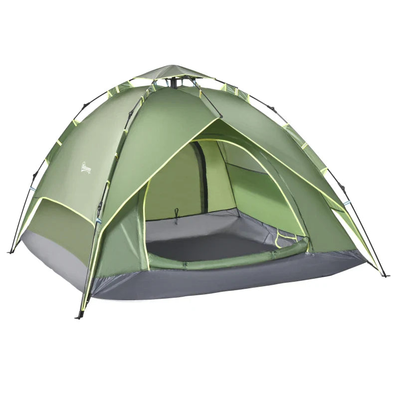 Outsunny Campingzelt 4-Jahreszeiten Quick-Up Überdachung Outdoor