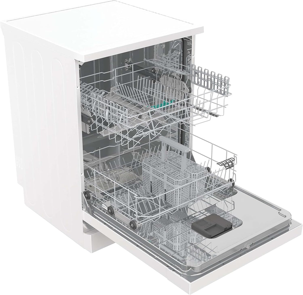 Gorenje GS642E90W Freistehender Geschirrspüler, 60 cm, 13 Maßgedecke, Total AquaStop, vollständiger Überlaufschutz, Hygiene Programm, SpeedWash Funktion, Selbstreinigung, UltraClean Besteckkorb
