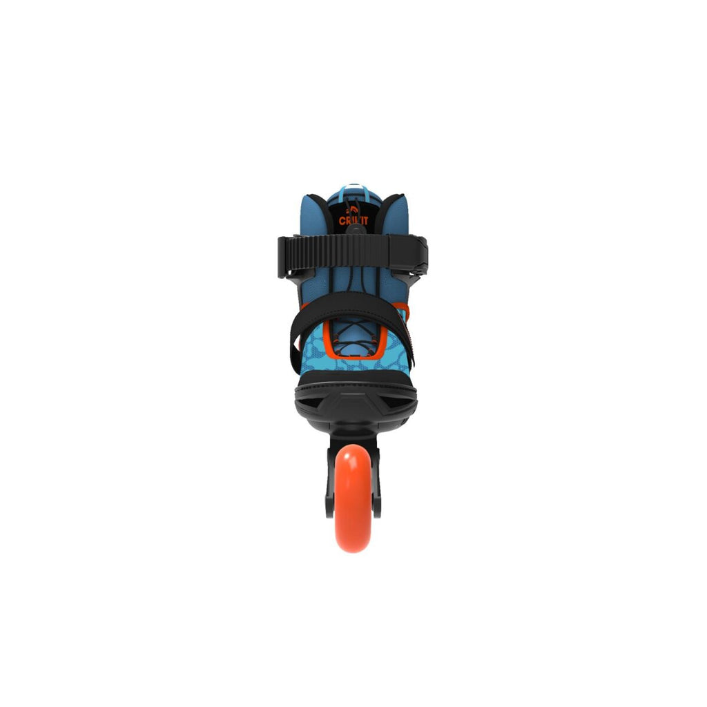 CRIVIT Kinder-Softboot-Inlineskates, mit Anziehhilfe und Tragegriff (Blau, 29-33) - B-Ware gut