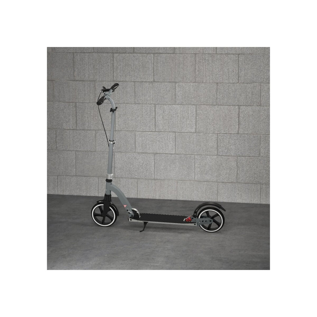 CRIVIT Big-Wheel-Scooter, mit Schnellklappmechanismus (Schwarz) - B-Ware sehr gut