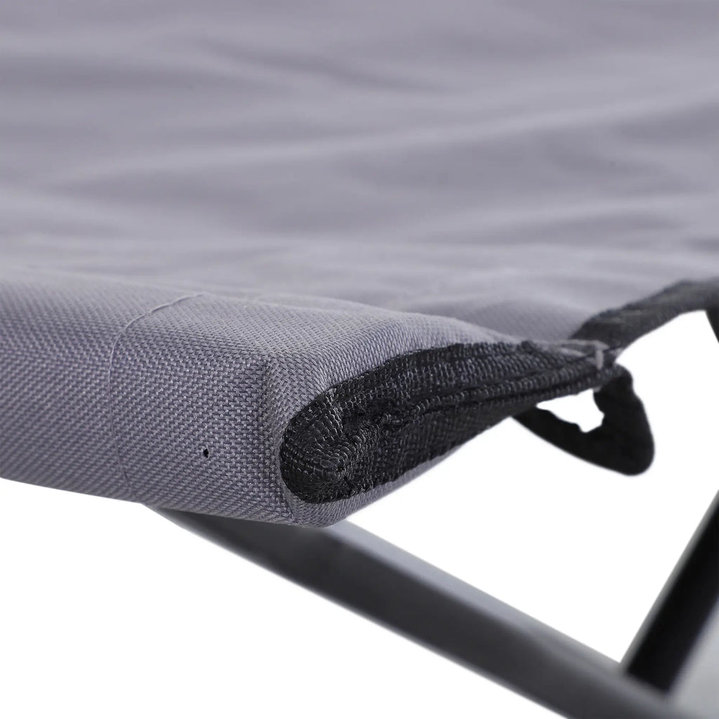 Outsunny Campingbett klappbar für 2 Personen erhöht faltbar