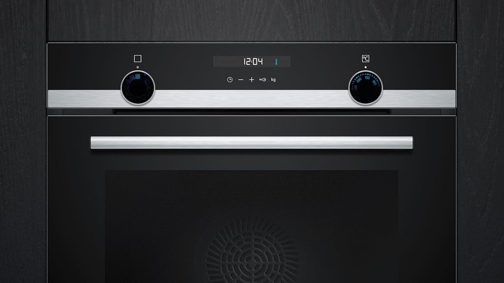 Siemens HB572ABS3, iQ300, Einbau-Backofen 60 x 60 cm, Air Fry, activeClean Pyrolyse Selbstreinung, LED-Touchbedienung, 3D Heißluft, Schnellaufheizung, cookControl10 Automatikprogramme, Edelstahl