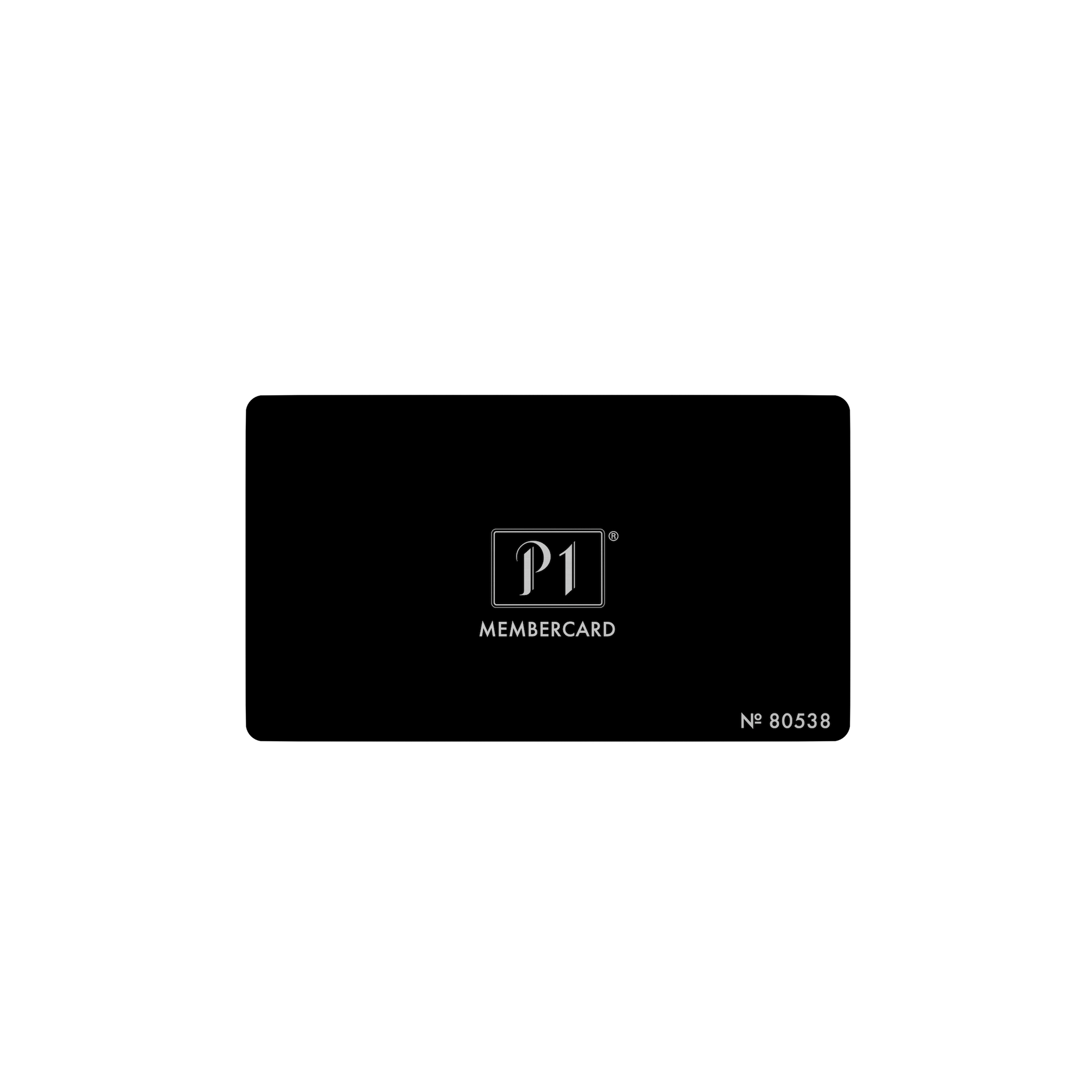 P1 Club Membercard