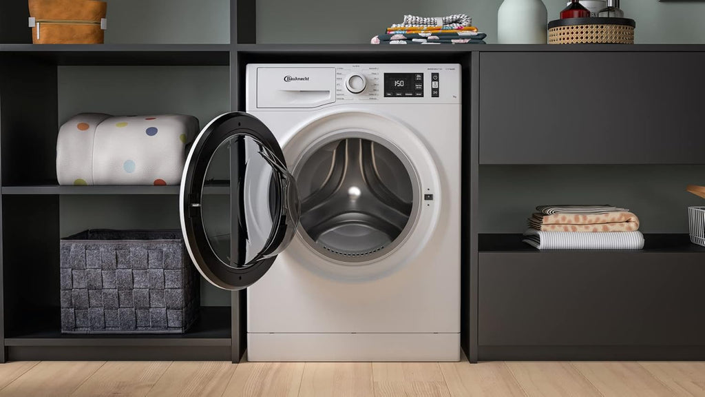 Bauknecht W Active 711 B Waschmaschine-Frontlader/ 7kg/ 1400 U/min/Kraftvolle Fleckentfernung/Dampf Programme/Steam Hygiene mit Antivirus/Steam Refresh/Stopp&Add Funktion/Dynamic Inverter-Motor