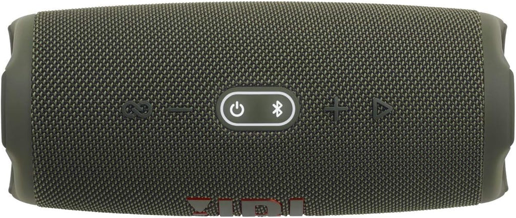 JBL Charge 5 Bluetooth-Lautsprecher in Schwarz – Wasserfeste, portable Boombox mit integrierter Powerbank – Eine Akku-Ladung für bis zu 20 Stunden kabellosen Musikgenuss