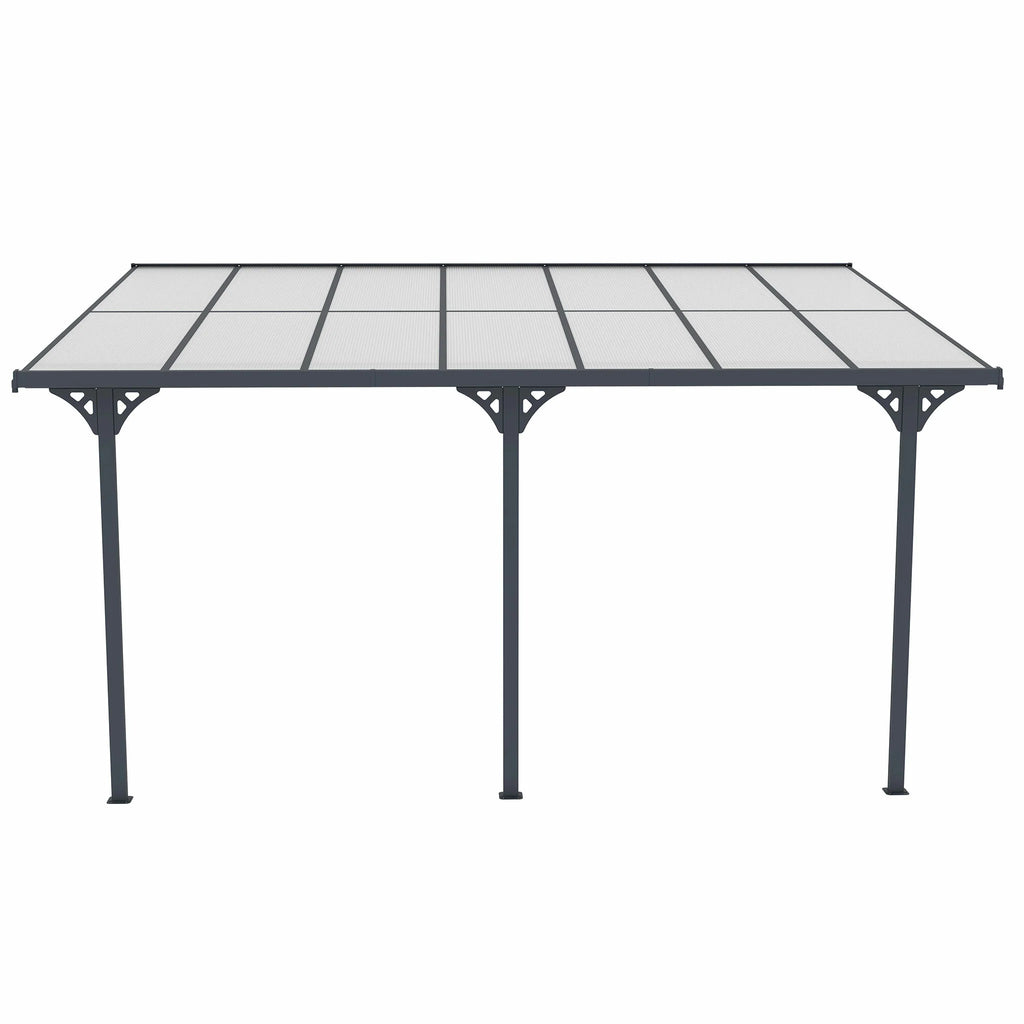 Fornorth Terrassenüberdachung 435x300x225-270cm