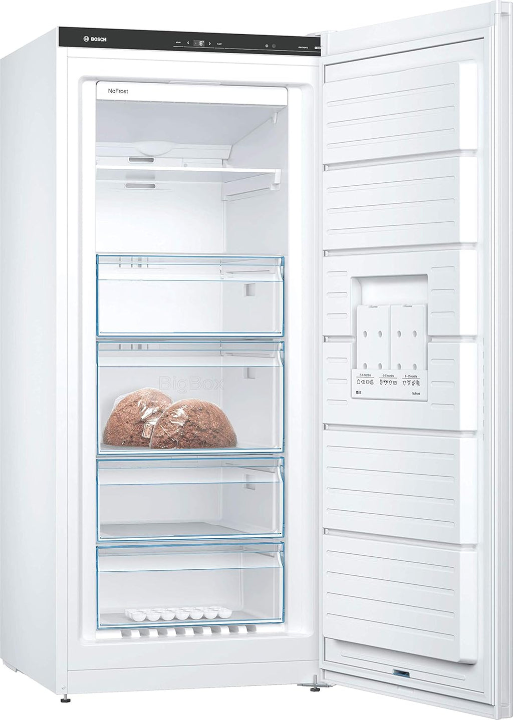 Bosch GIV11ADC0 Serie 6 Einbau-Gefrierschrank, 95 kWh, Jahr, 70 l, LowFrost, FreshSense, 72 x 56