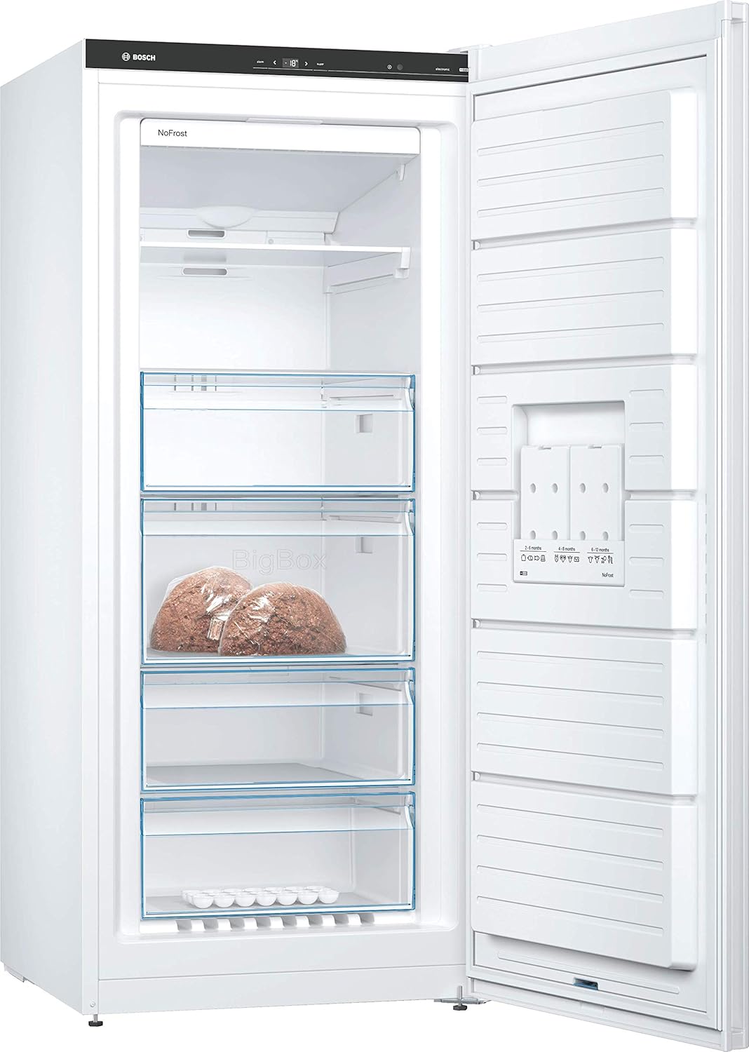 Bosch GIV11ADC0 Serie 6 Einbau-Gefrierschrank, 95 kWh, Jahr, 70 l, LowFrost, FreshSense, 72 x 56
