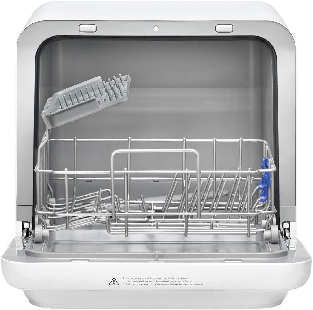 Bomann® Tischgeschirrspüler mit 5L Wassertank | ohne Wasseranschluss nutzbar | Mini Geschirrspüler | 5 Programme | Mini Spülmaschine 1-24 h Startvorwahl | Spülmaschine klein Tischspülmaschine TSG 5701
