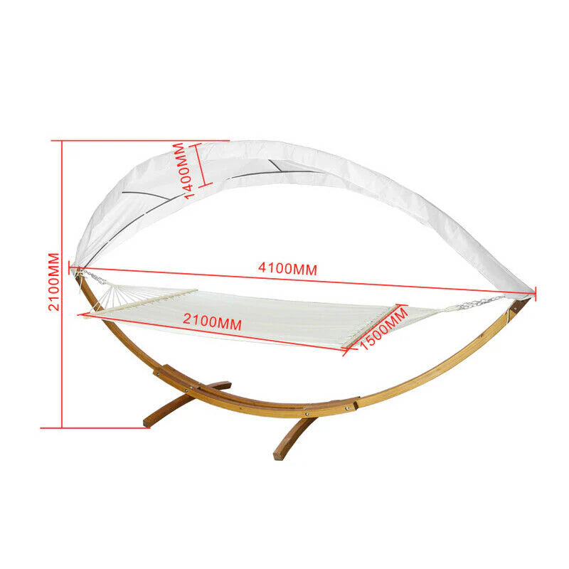 Sonnewelt Hngematte Holz Hammock mit Gestell