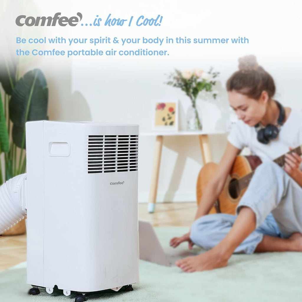 Comfee Mobiles Klimagert Easy Cool 2.0, 7000 BTU 2,0kW, Kühlen&Ventilieren&Entfeuchten, Raumgre bis 68m(25㎡), APP-Steuerung/Alexa/Google Home/IFTTT, Mobile Klimaanlage mit Abluftschlauch